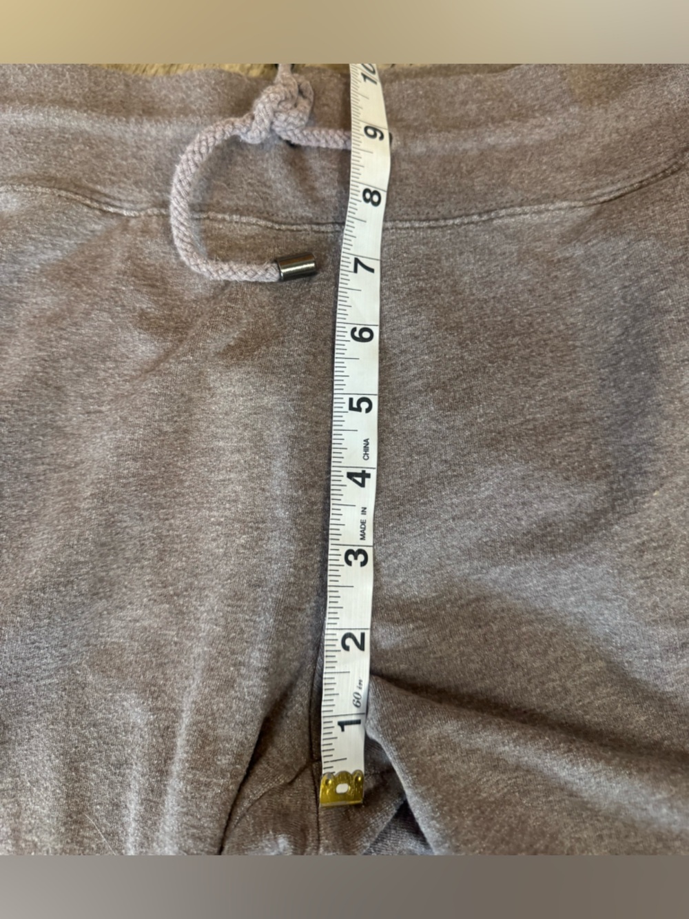 Banana Republic Women's Gray Tinted Taupe Capris with Drawstring Waist - Picture 7 of 11